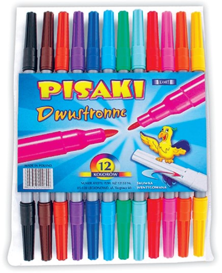 Flamastry
dwustronne 