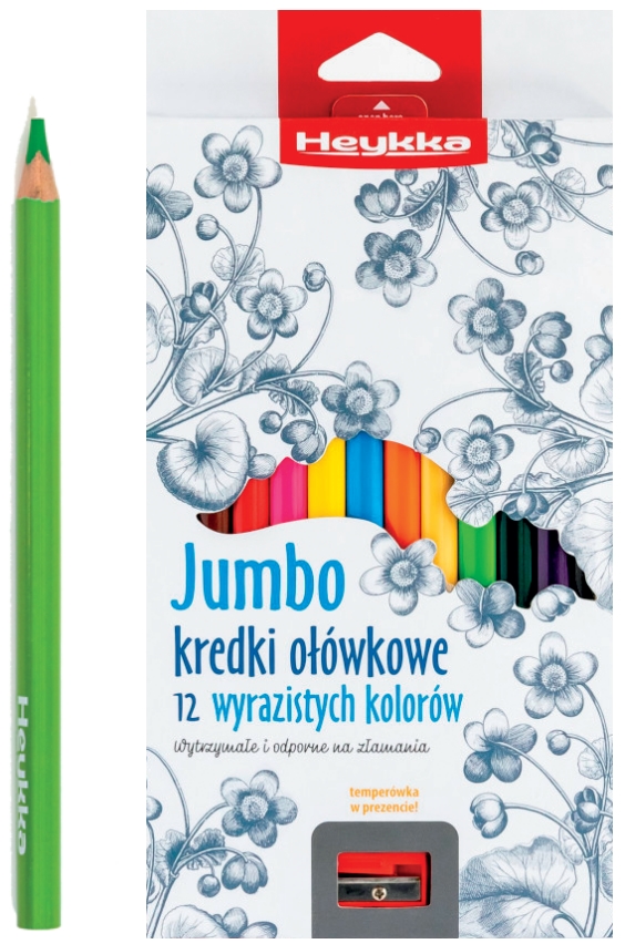 Kredki ołówkowe
Heykka Jumbo