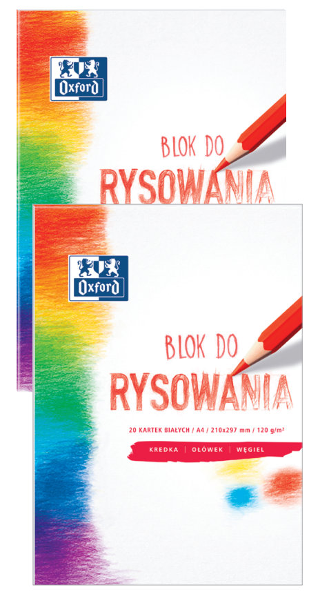 Bloki do rysowania
OXFORD A4 i A3