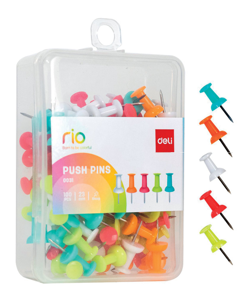 Zestaw szpilek / pinezek
w opakowaniu DELI