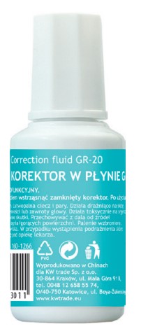 Korektor w butelce
GR-20