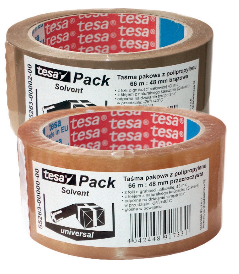 Taśma pakowa TESAPACK
standard Solvent