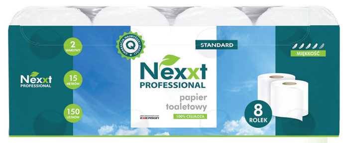 Papier toaletowy STANDARD
(8 rolek) 
